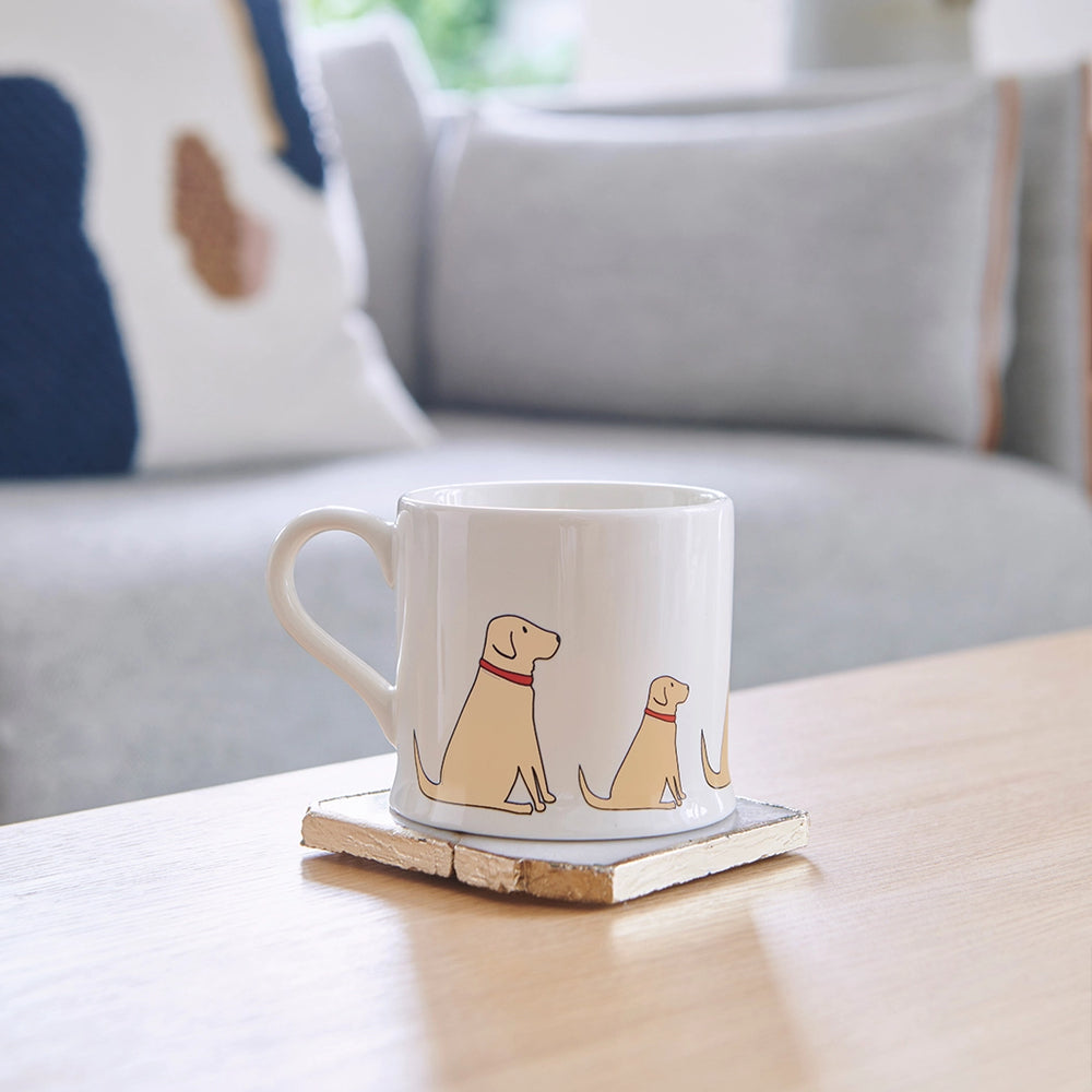 Sweet William Ceramic Mug, Yellow Labrador