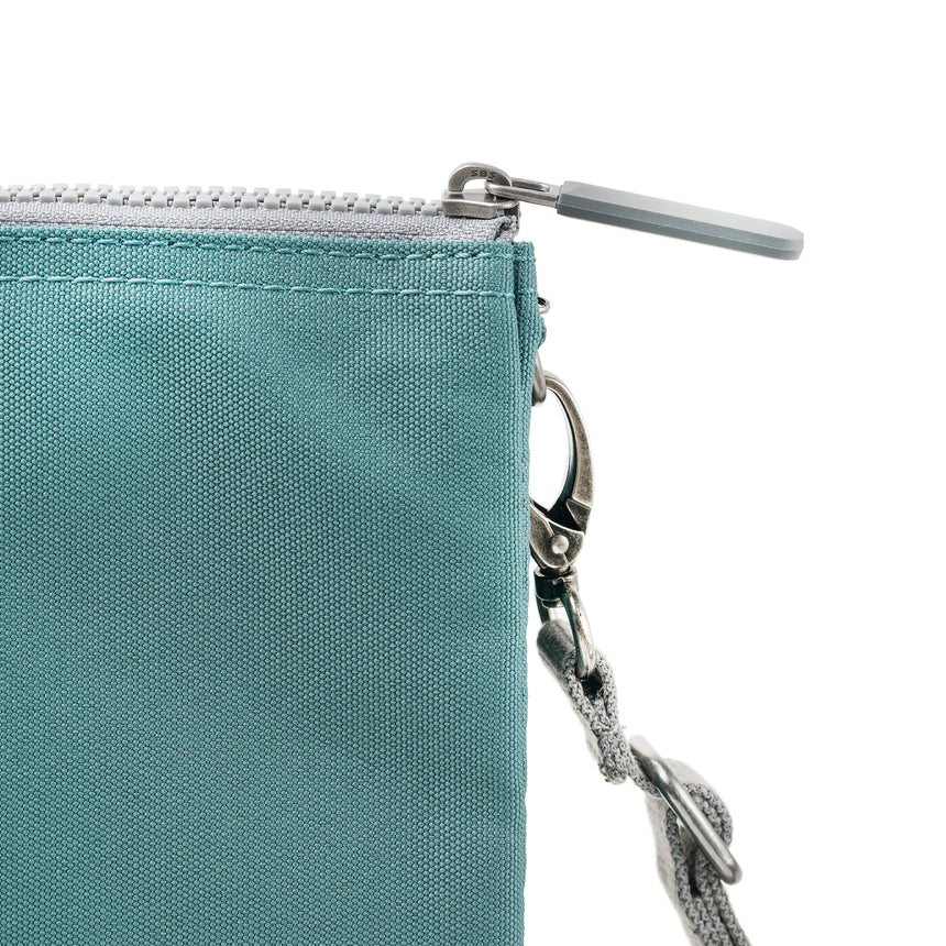 Roka London Carnaby Crossbody Bag, Sage (Sustainable Canvas)