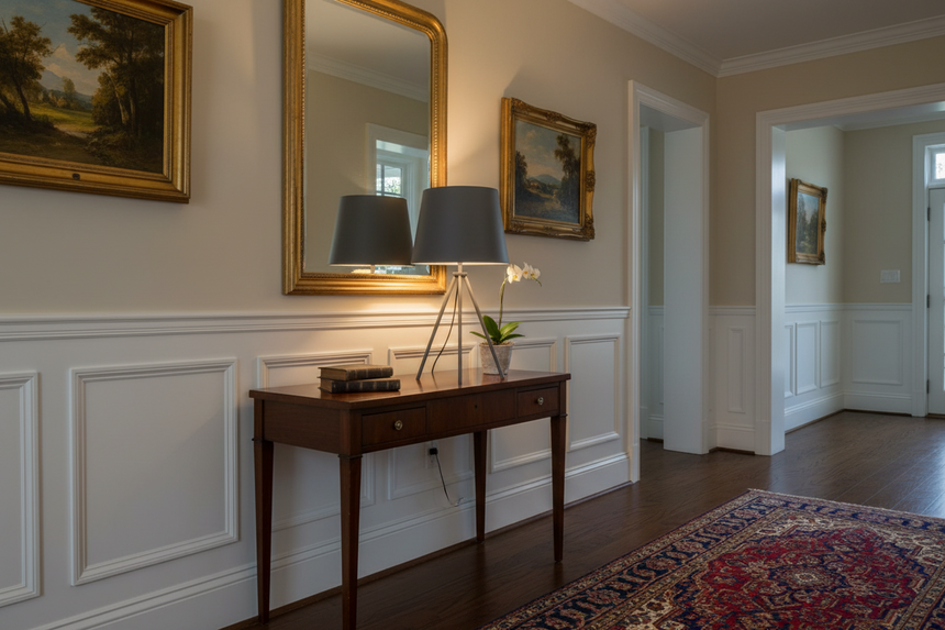 Leitmotiv Classy Table Lamp, Grey