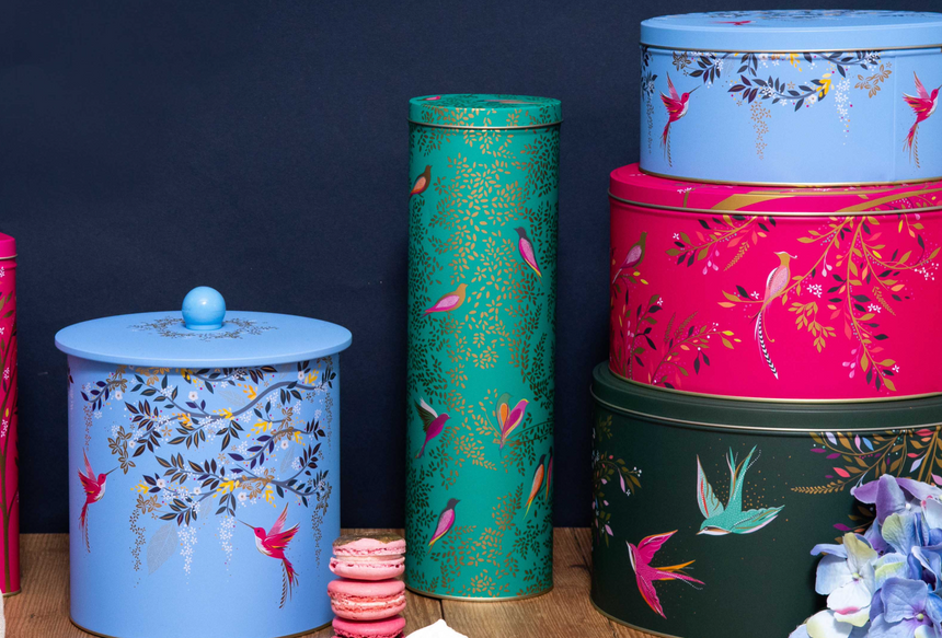 Sara Miller Spaghetti Storage Tin, Chelsea