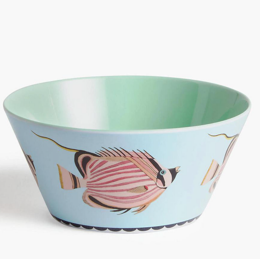 Yvonne Ellen Animals Melamine Picnic Bowls (Set Of 4)