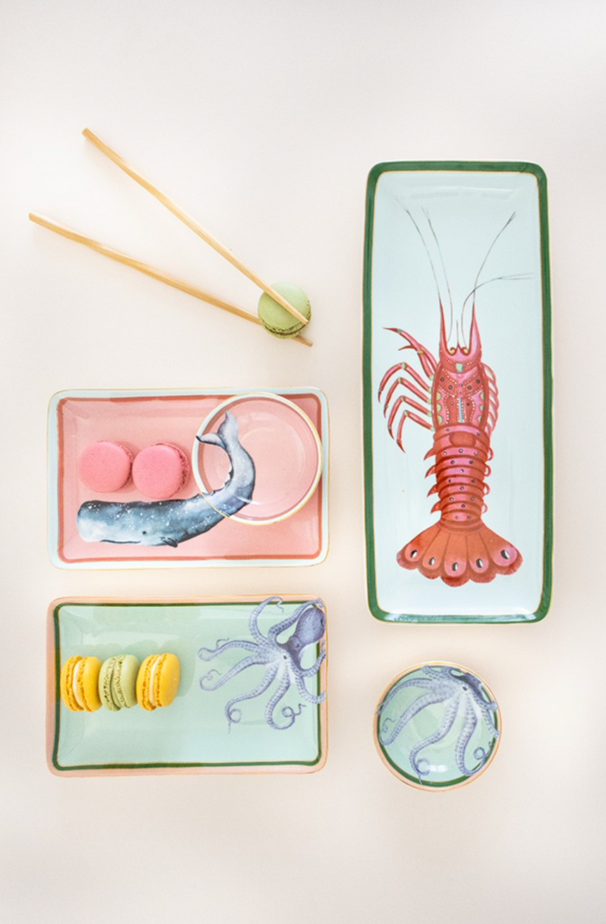 Yvonne Ellen Serving Platter, Lobster