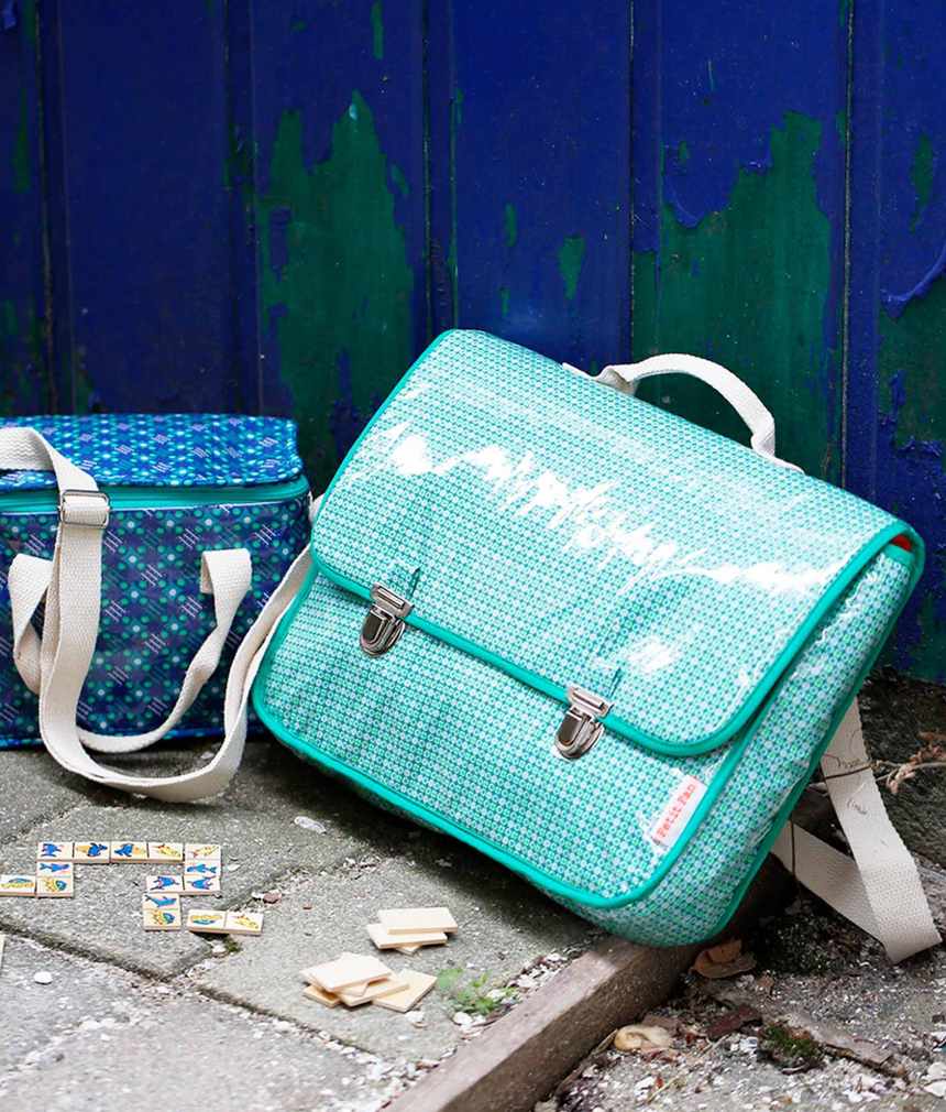 Petit Pan kiko Children Satchel Backpack, Sea Green
