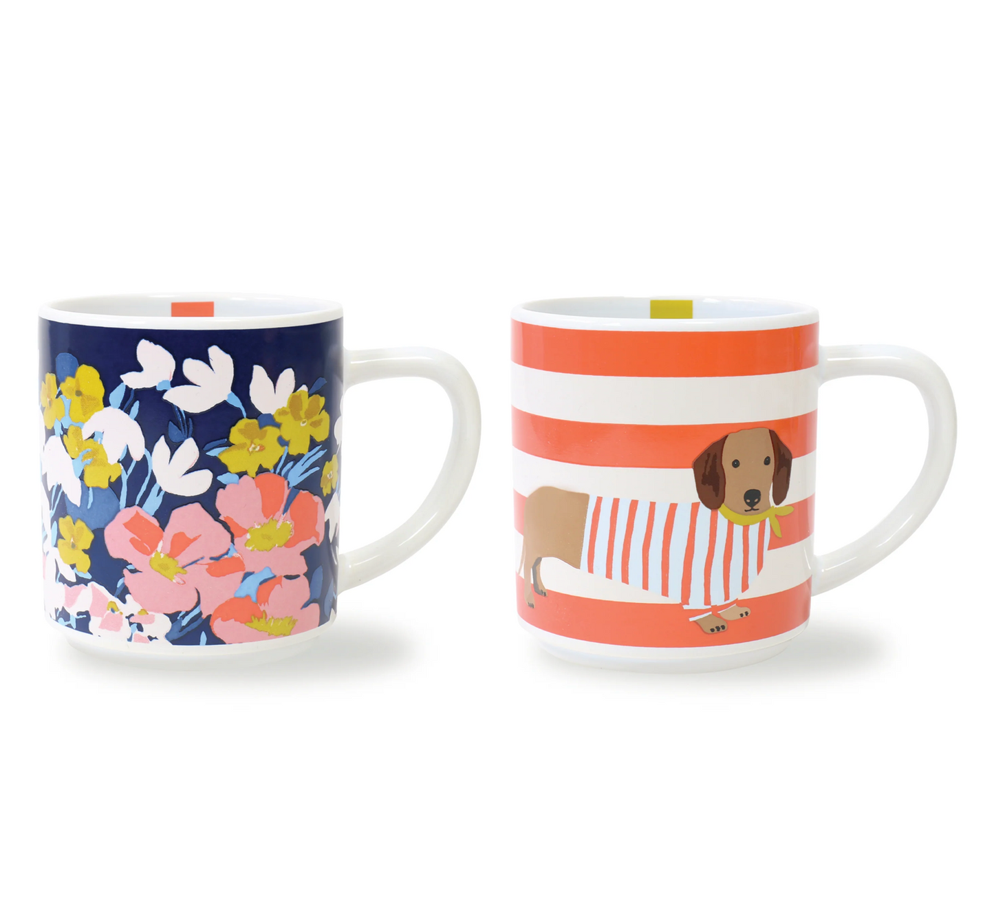 Joules Stackable Mugs Set Of Two