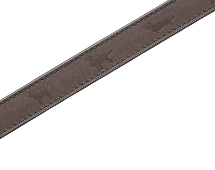 Sophie Allport Leather Dog Collar, Woof