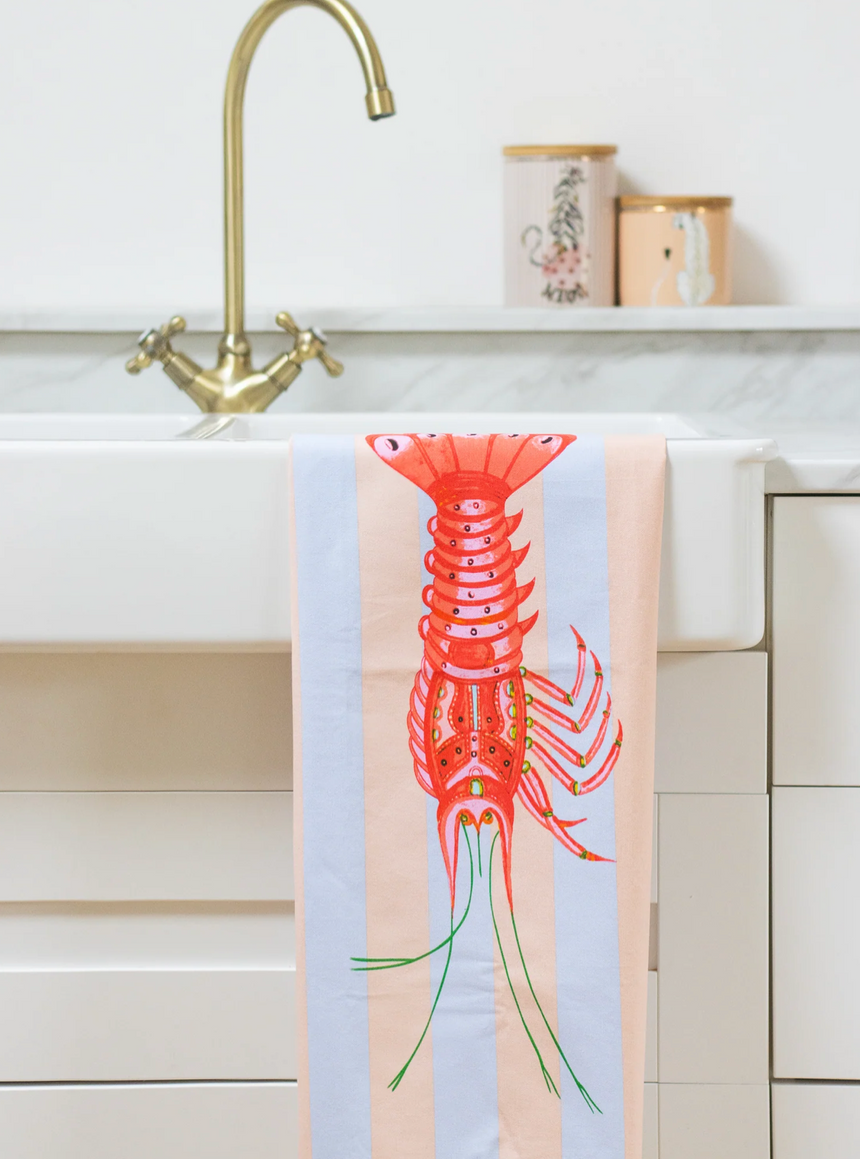 Yvonne Ellen Tea Towels, Lobster ( Set Of 2 )