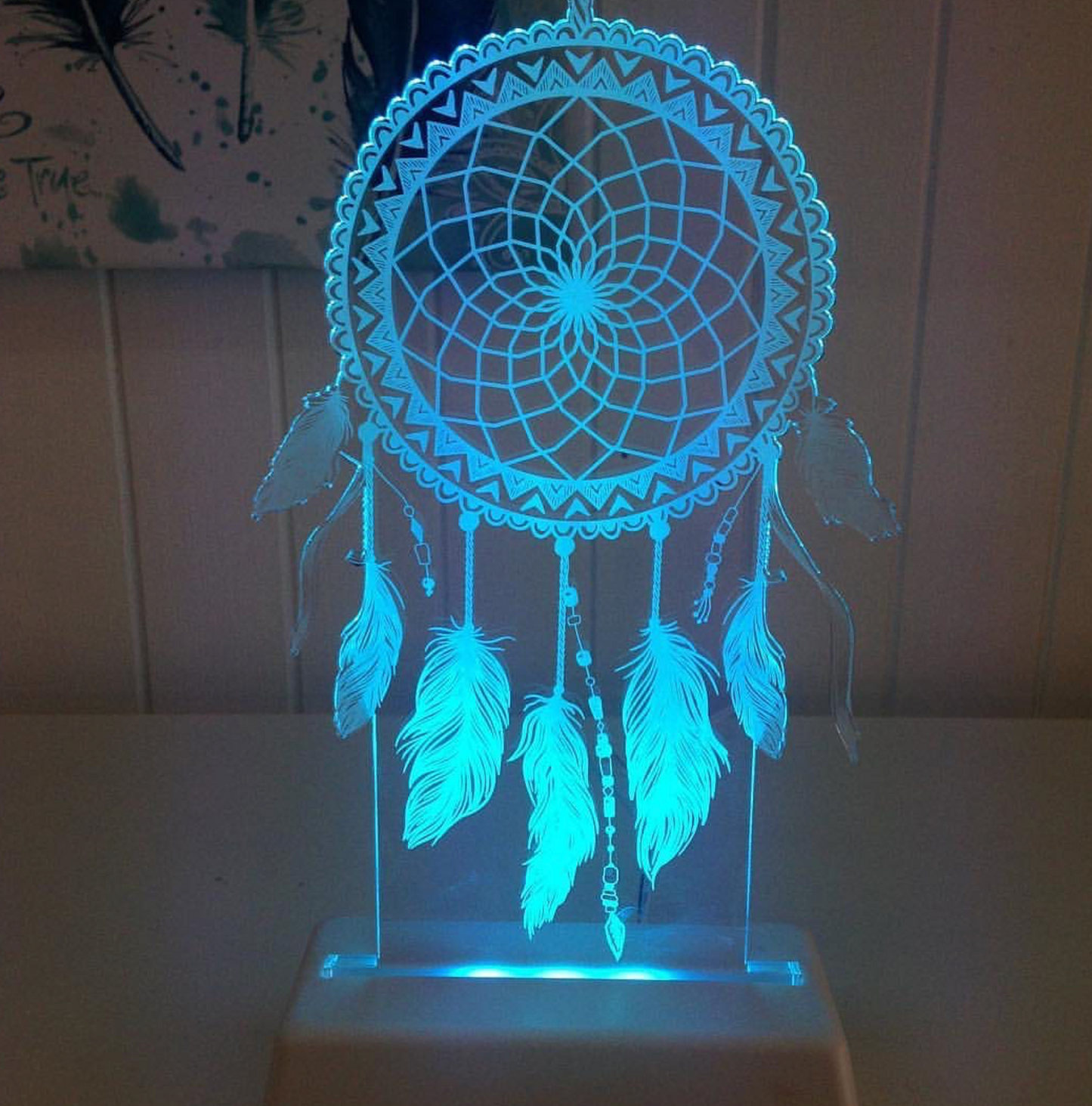 Colour Changing LED Night Light, Dream Catcher