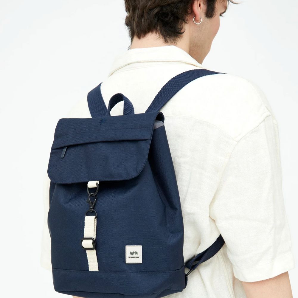 Lefrik Scout Mini Backpack Navy CHALK INTERIORS LONDON