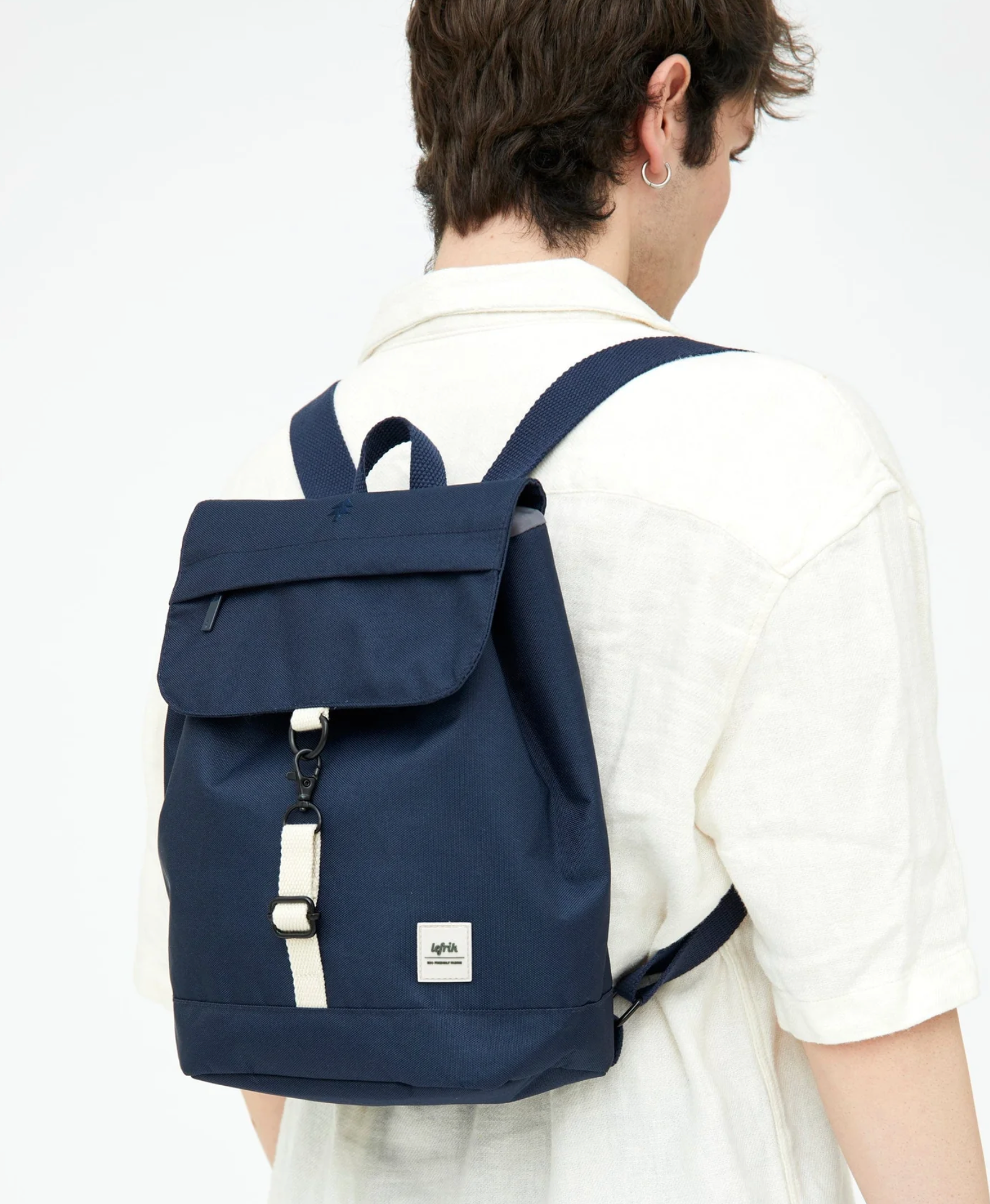 Lefrik Scout Mini Backpack Navy CHALK INTERIORS LONDON
