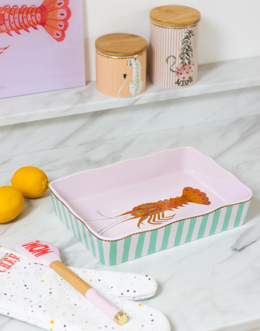 Yvonne Ellen Rectangular Baking Dish, Lobster (Large)