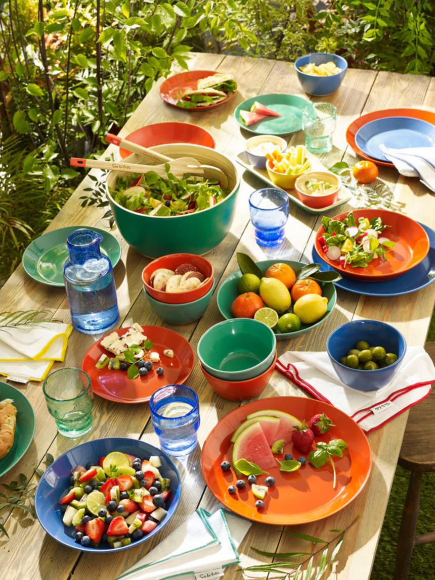 Sur La Table Colour Me Happy Pasta Plate, Blue