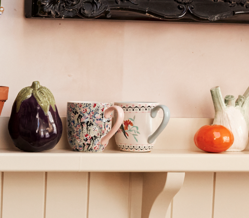 Cath Kidston Painted Table Breakfast Mug, Ditsy Flowers