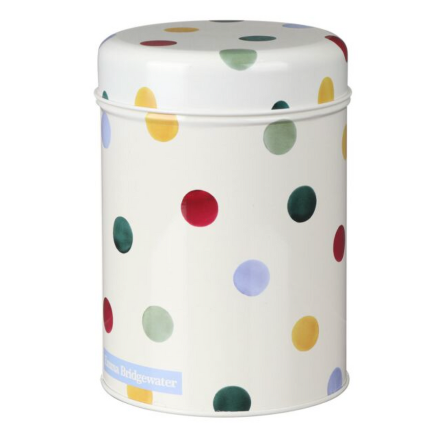 Emma Bridgewater Round Storage Canisters, Polka Dots (Set Of 3)