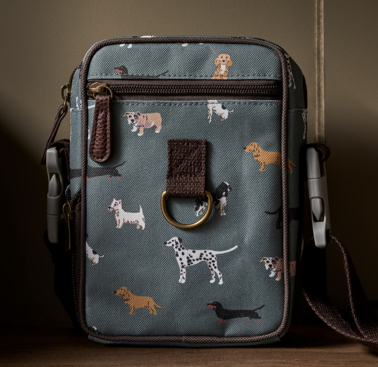 Dog walking cross body sales bag