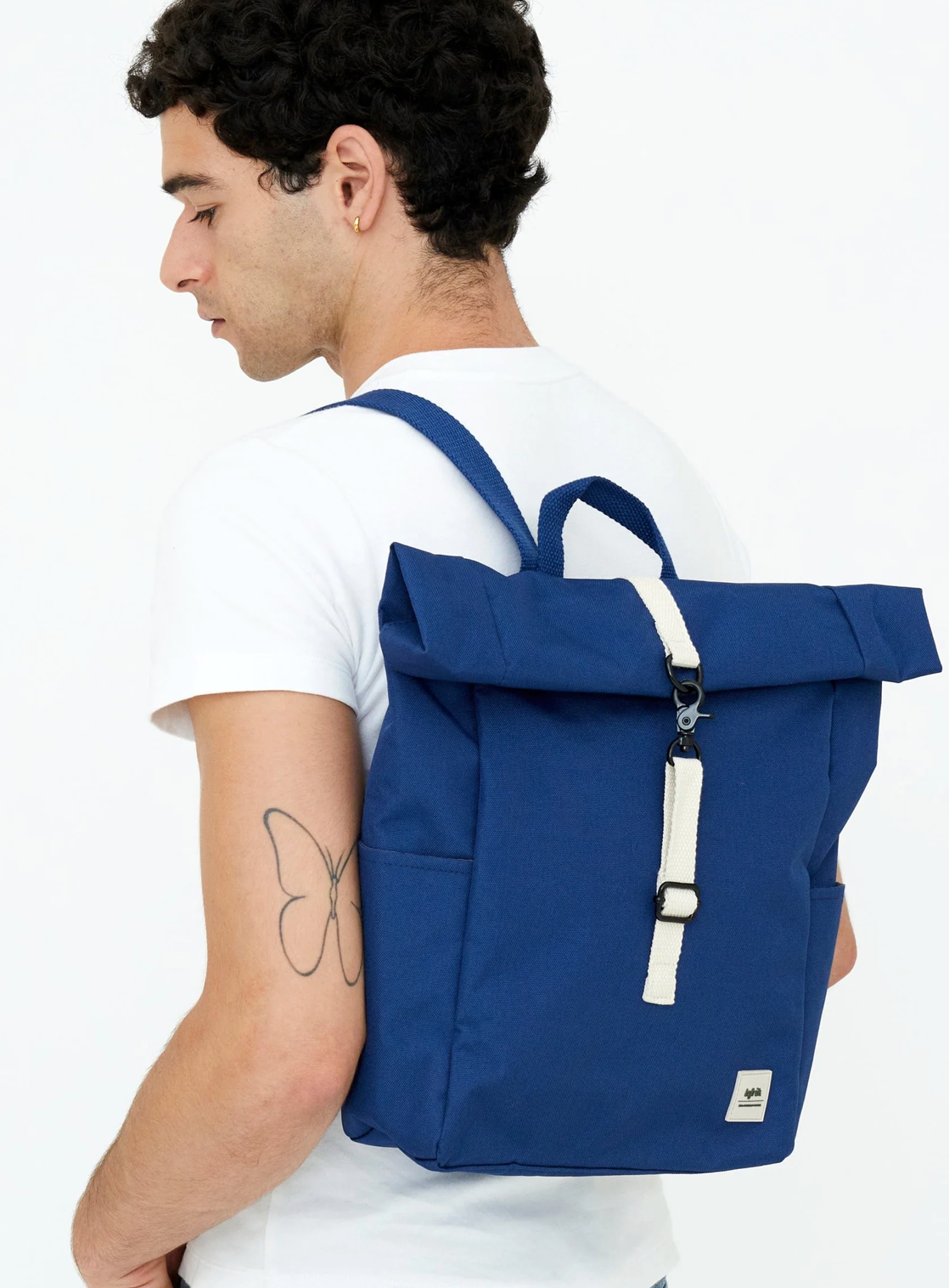 Lefrik Roll Mini Backpack, Dark Klein