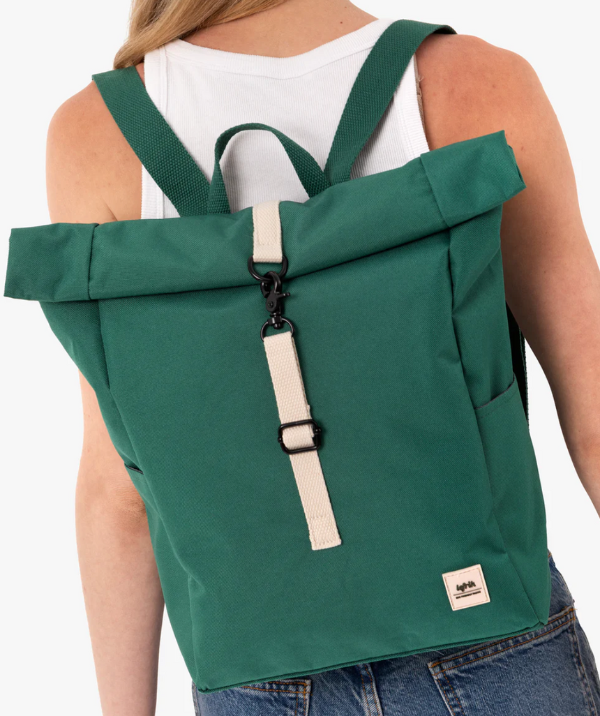 Lefrik Roll Mini Backpack, Bauhaus Green