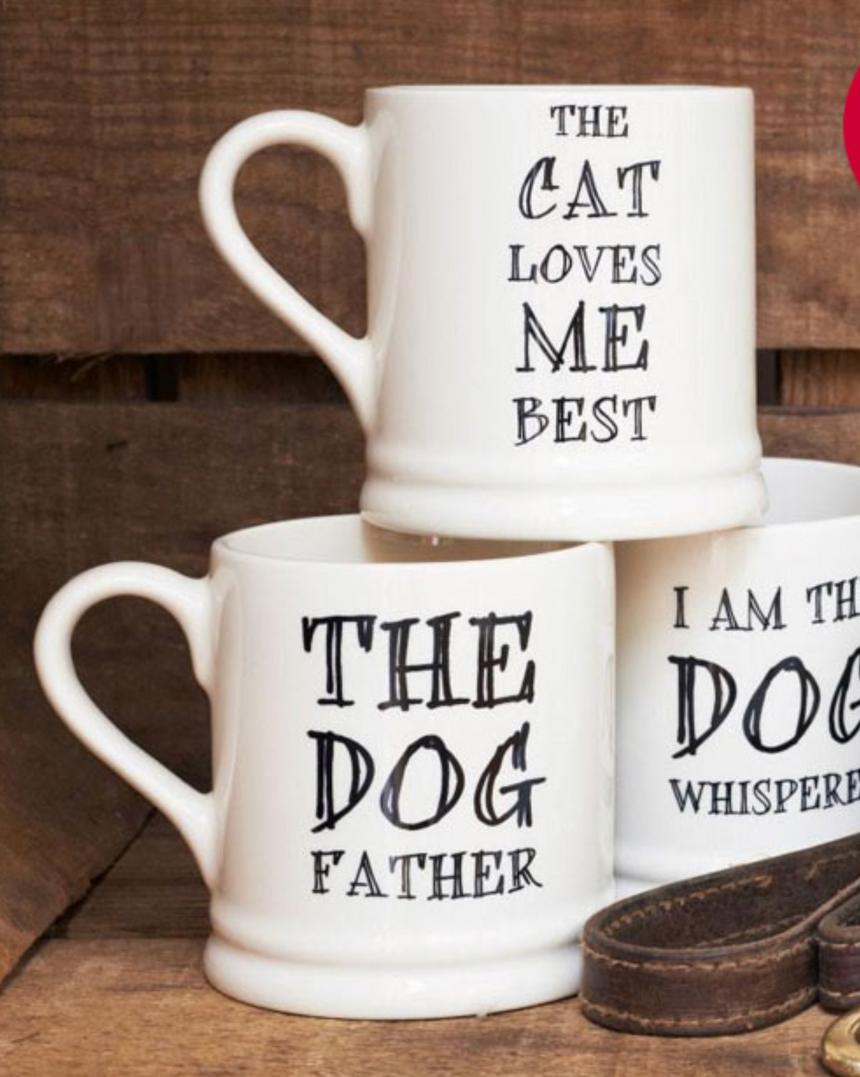 Sweet William Ceramic Mug, The Dog Loves Me Best