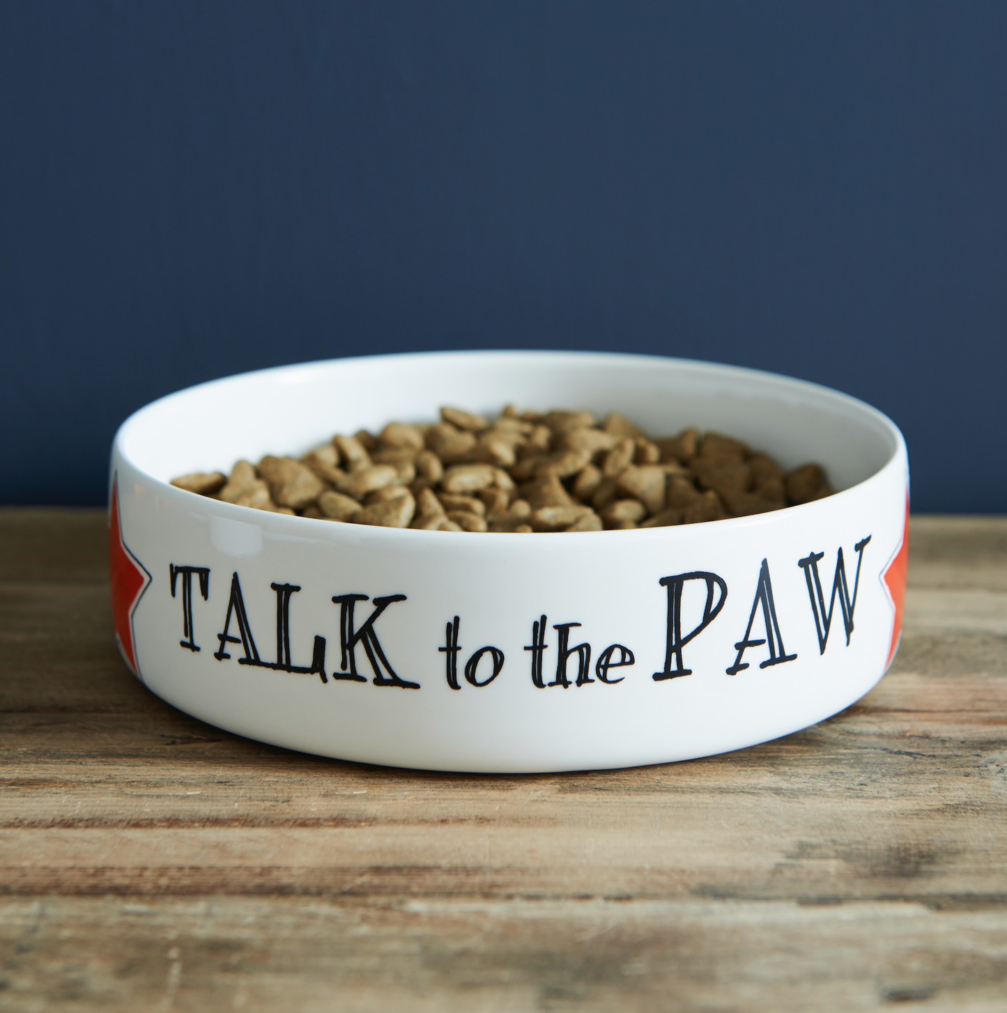 Sweet William Ceramic Dog Bowl, Talk To The Paw