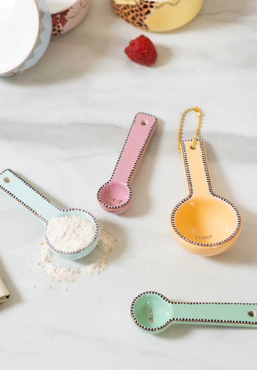 Yvonne Ellen Fine Bone China Measuring Spoons (Set Of 4)