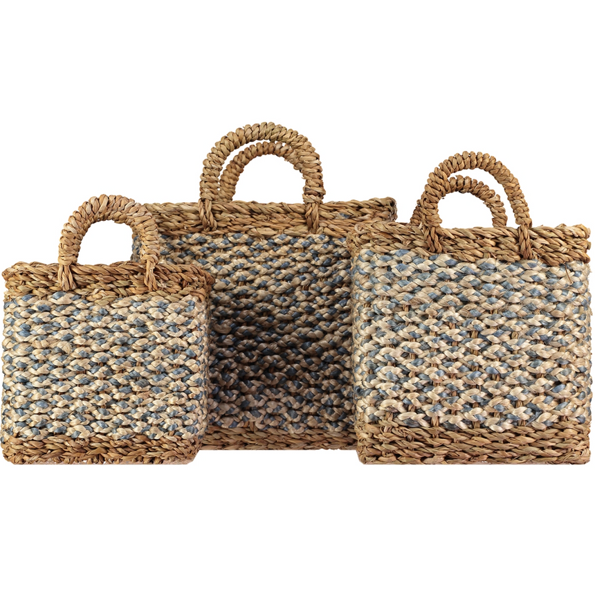 The Braided Rug Company Village Basket, Thistle