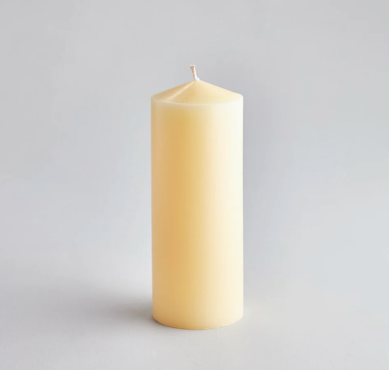 St Eval Unscented Church Pillar Candle, Ivory 8 X 20 CM