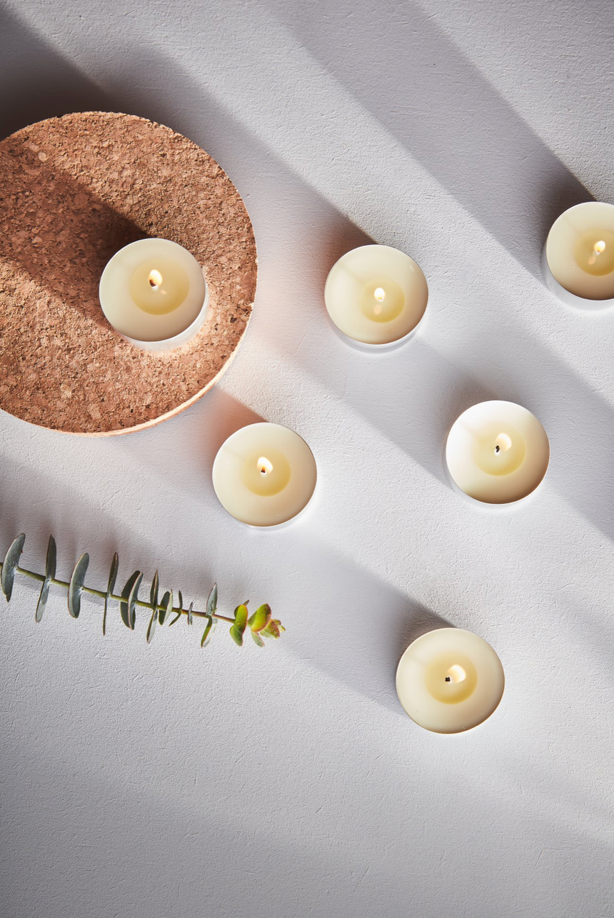 St Eval Orange & Cinnamon Scented Tealights, (Set Of 9)