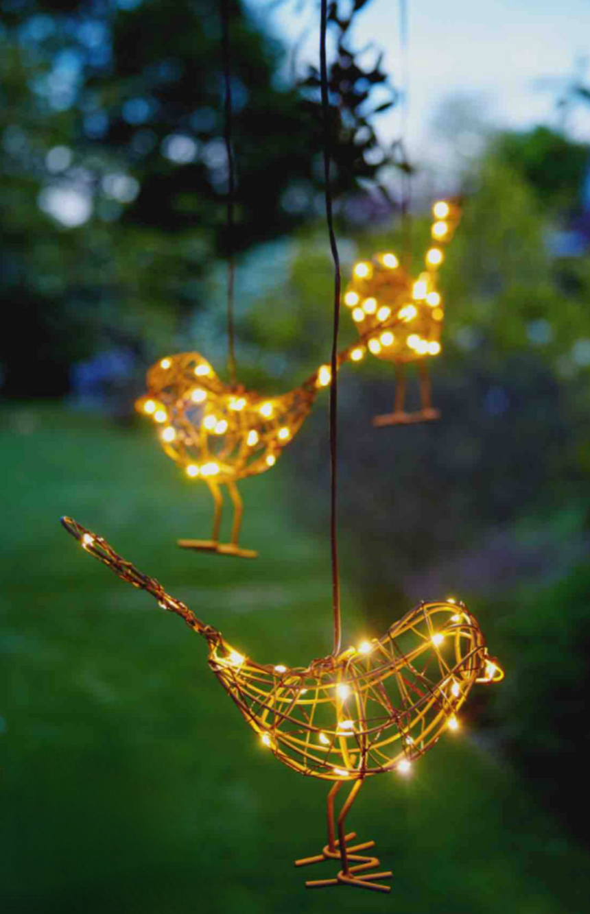 Hanging Robin  LED Fairy Light (Battery Powered)