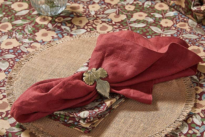 Walton & Co Circular Jute Placemat, Natural  (Set Of 4)