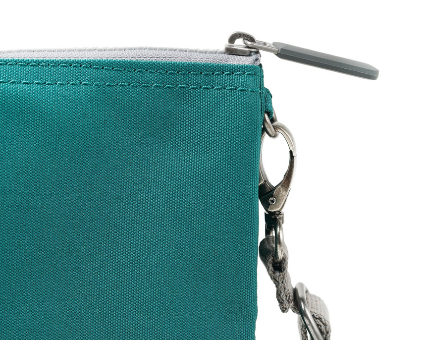 Roka London Carnaby Crossbody Bag, Teal (Sustainable Canvas)