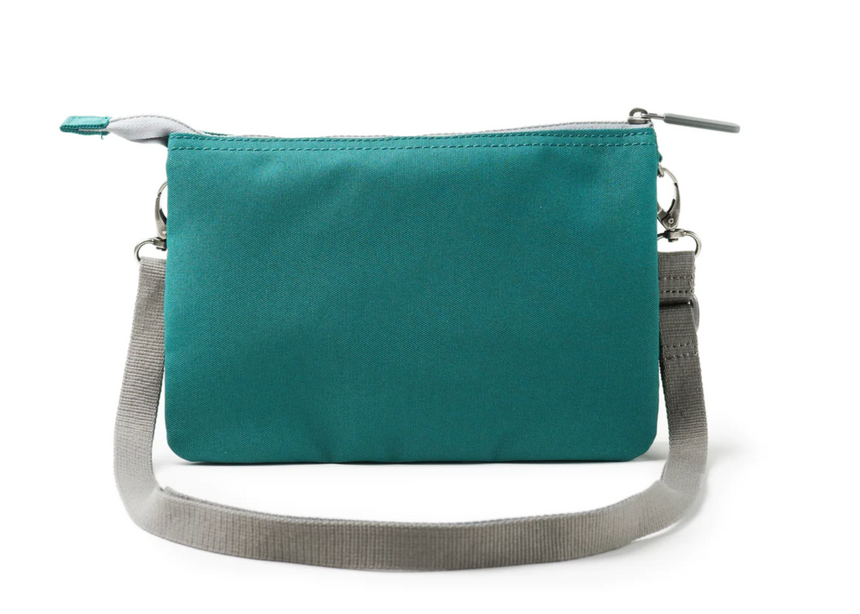 Roka London Carnaby Crossbody Bag, Teal (Sustainable Canvas)