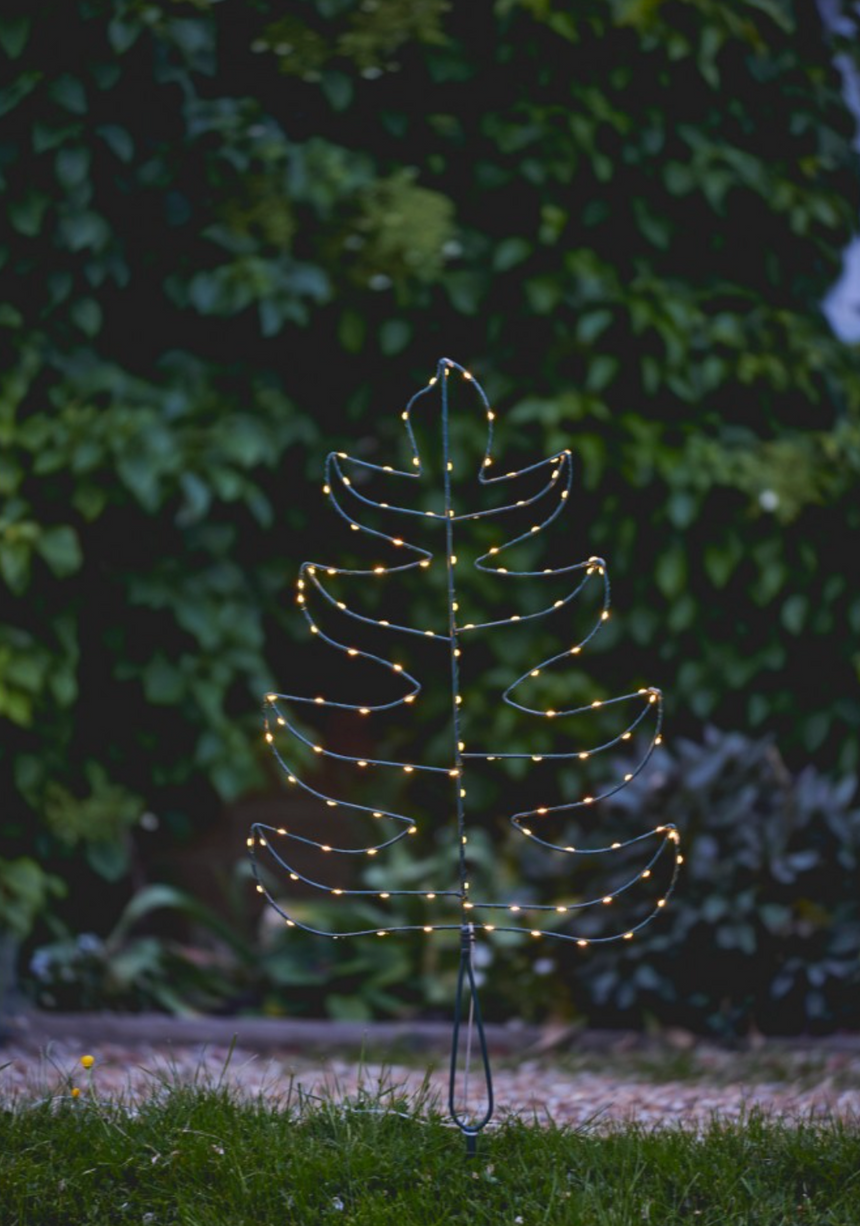 Solar Powered LED Monstera Light