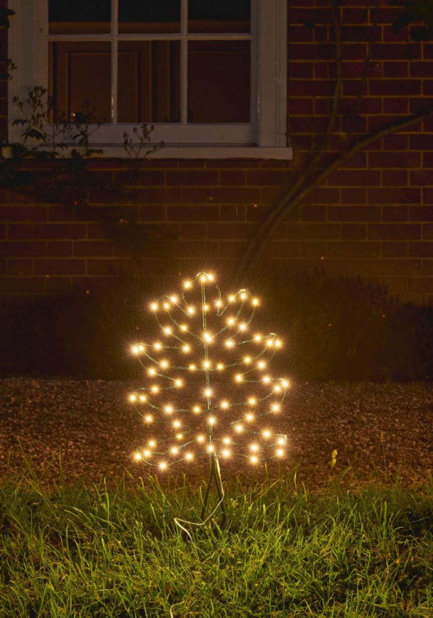 Solar Powered LED Monstera Light