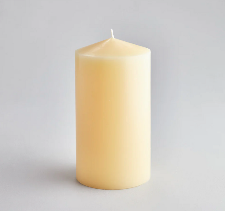 St Eval Unscented Church Pillar Candle, Ivory 10 X 20 CM