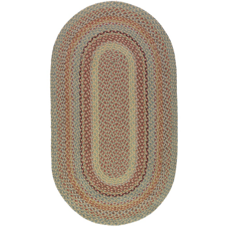 The Braided Rug Company Oval Jute Rug, Pampas