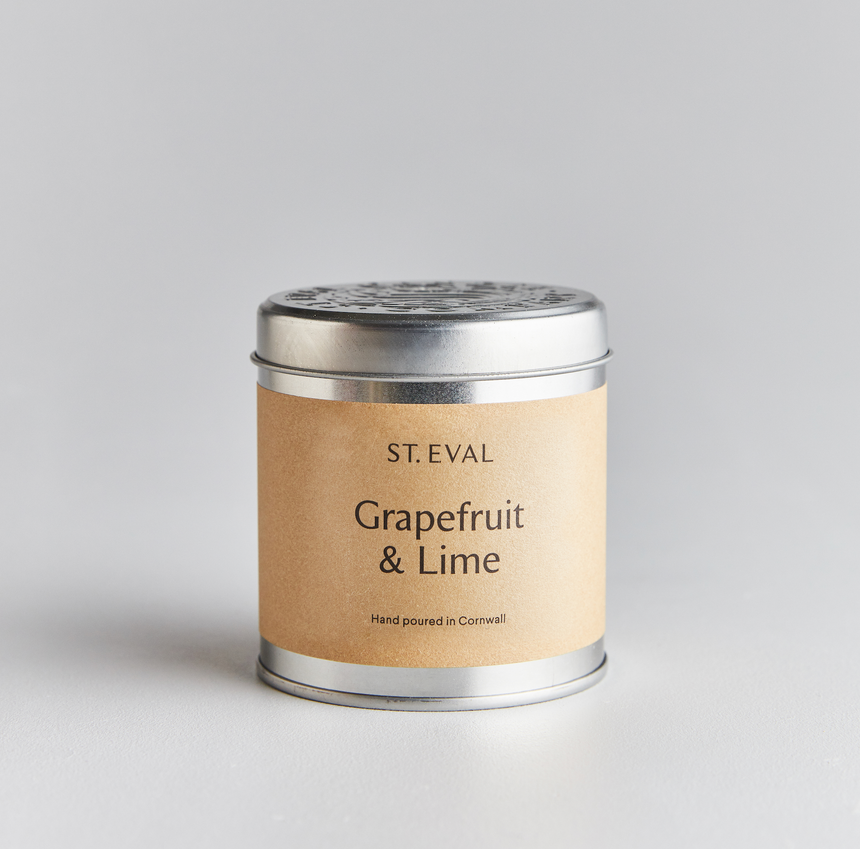 St Eval Grapefruit & Lime Scented Tin Candle