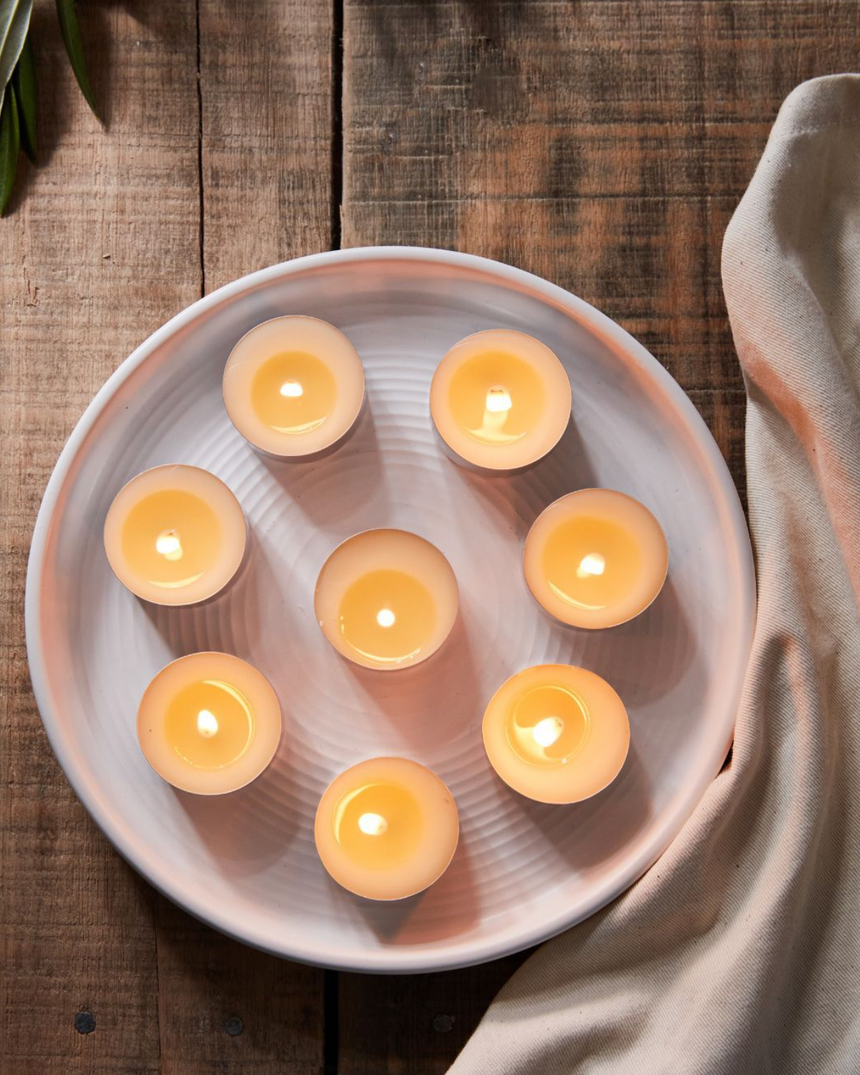 St Eval Moss Scented Tealights, (Set Of 9)