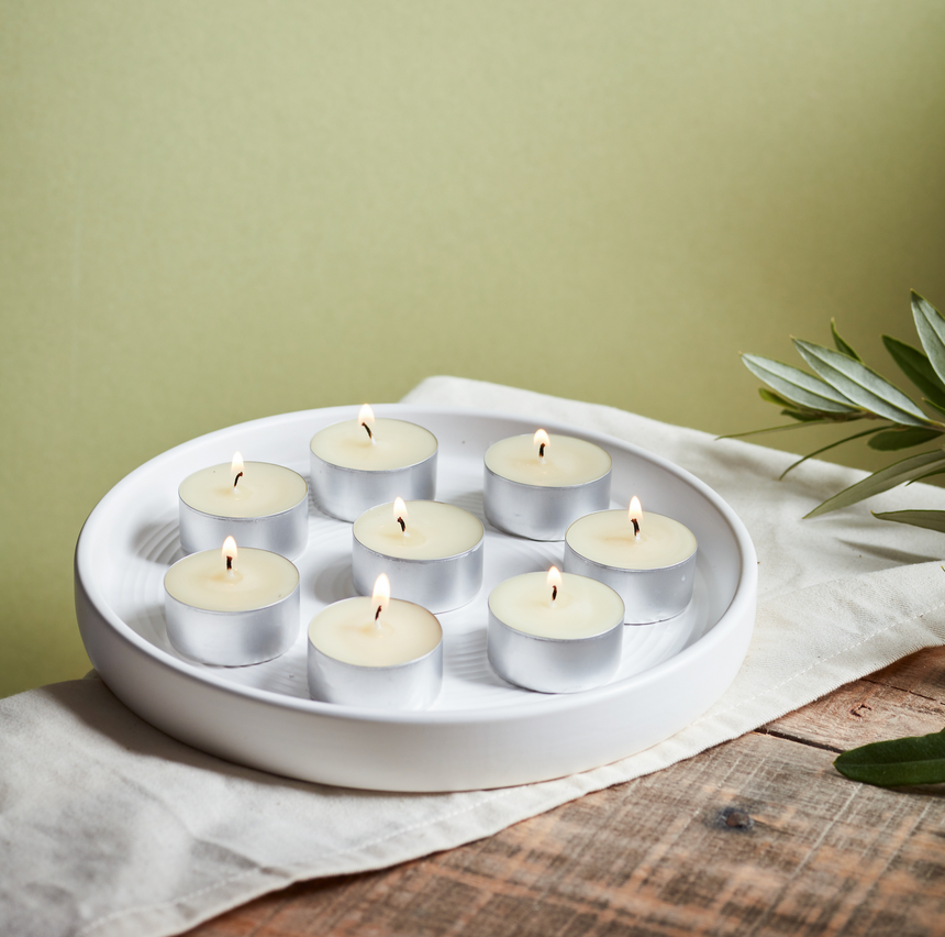 St Eval Wild Gorse Scented Tealights, (Set Of 9)