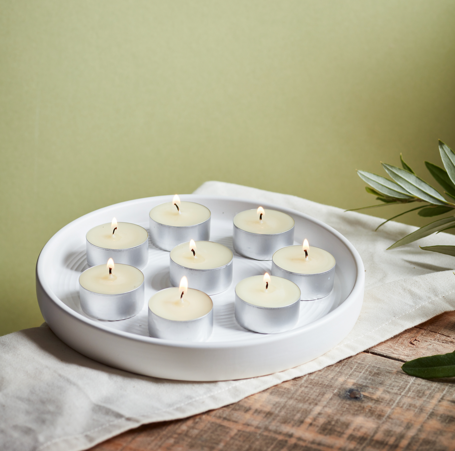 St Eval Tranquility Scented Tealights, (Set Of 9)