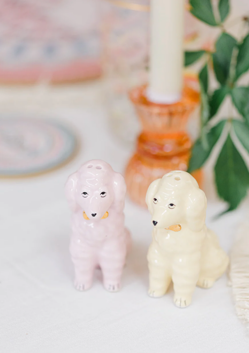 Yvonne Ellen Poodle Salt & Pepper Shakers (Set Of 2)