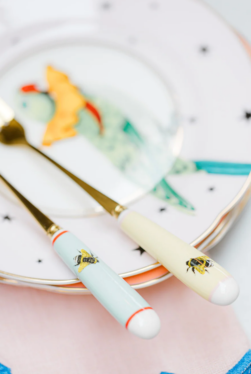 Yvonne Ellen Cake Fork Set, Bee