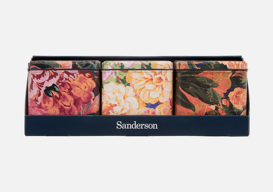 Sanderson Square Storage Canisters Very Rose & Peony (Set of 3)