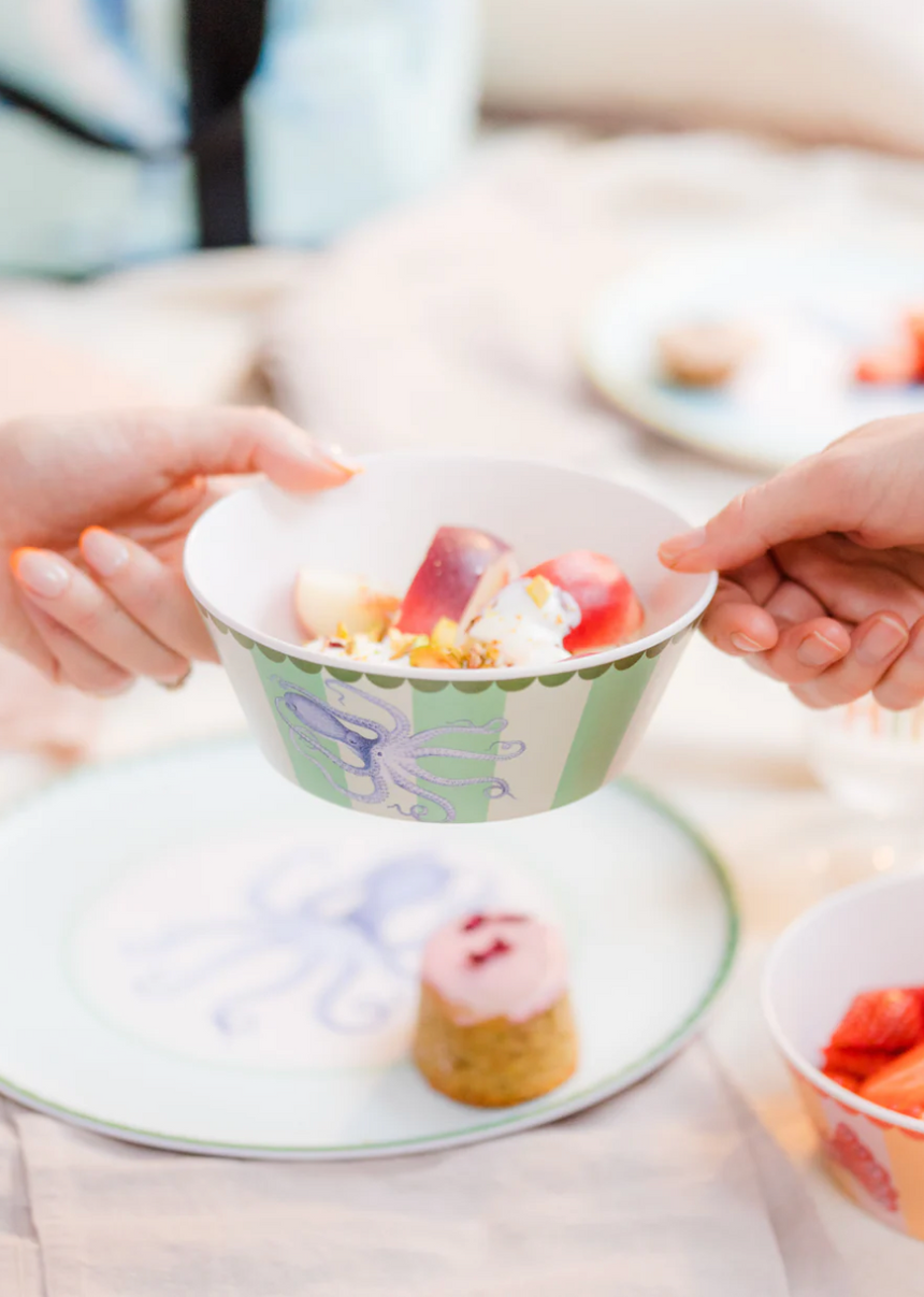 Yvonne Ellen Under The Sea Melamine Picnic Bowls (Set Of 4)