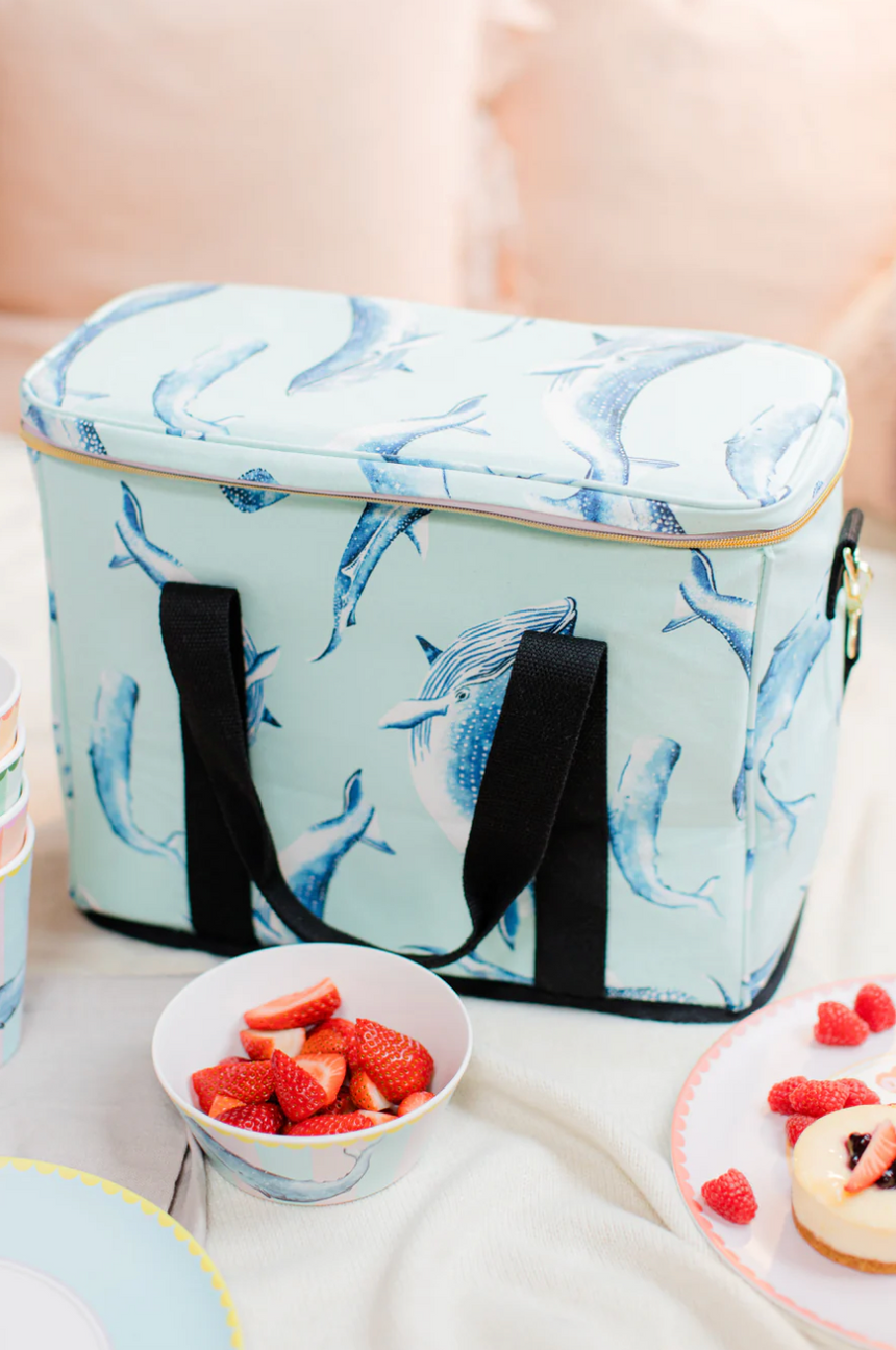 Yvonne Ellen Whale Picnic Cooler Bag