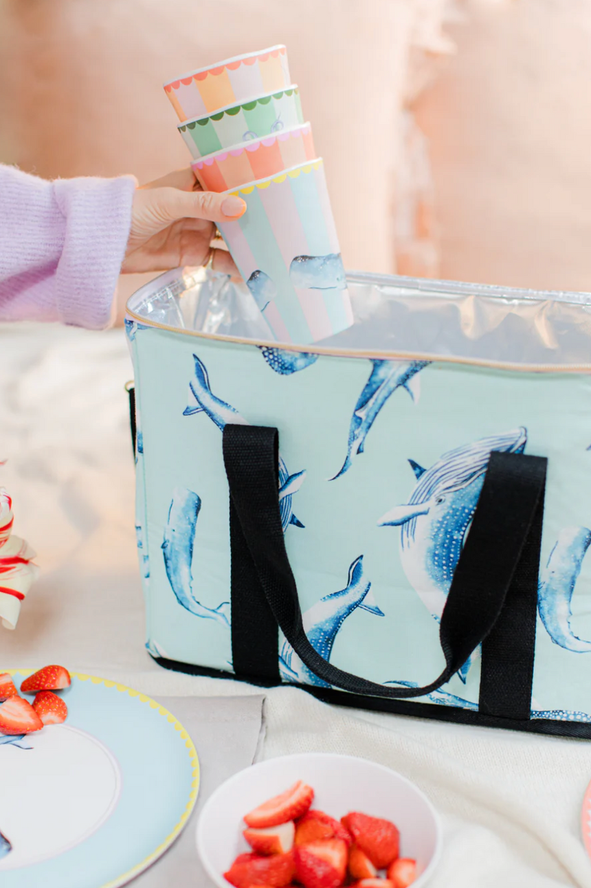 Yvonne Ellen Whale Picnic Cooler Bag