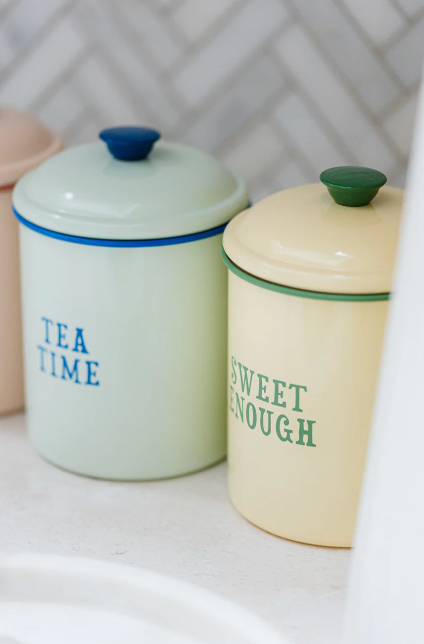 Yvonne Ellen Enamel Sugar Storage Canister