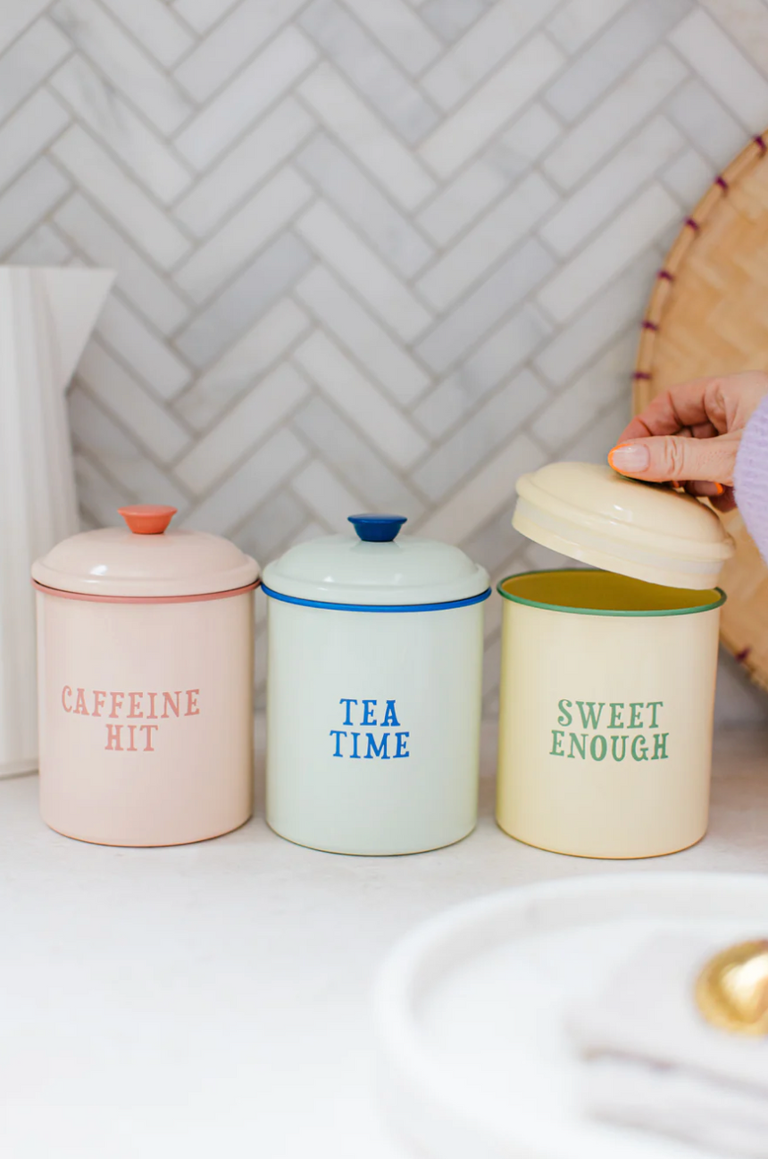 Yvonne Ellen Enamel Coffee Storage Canister