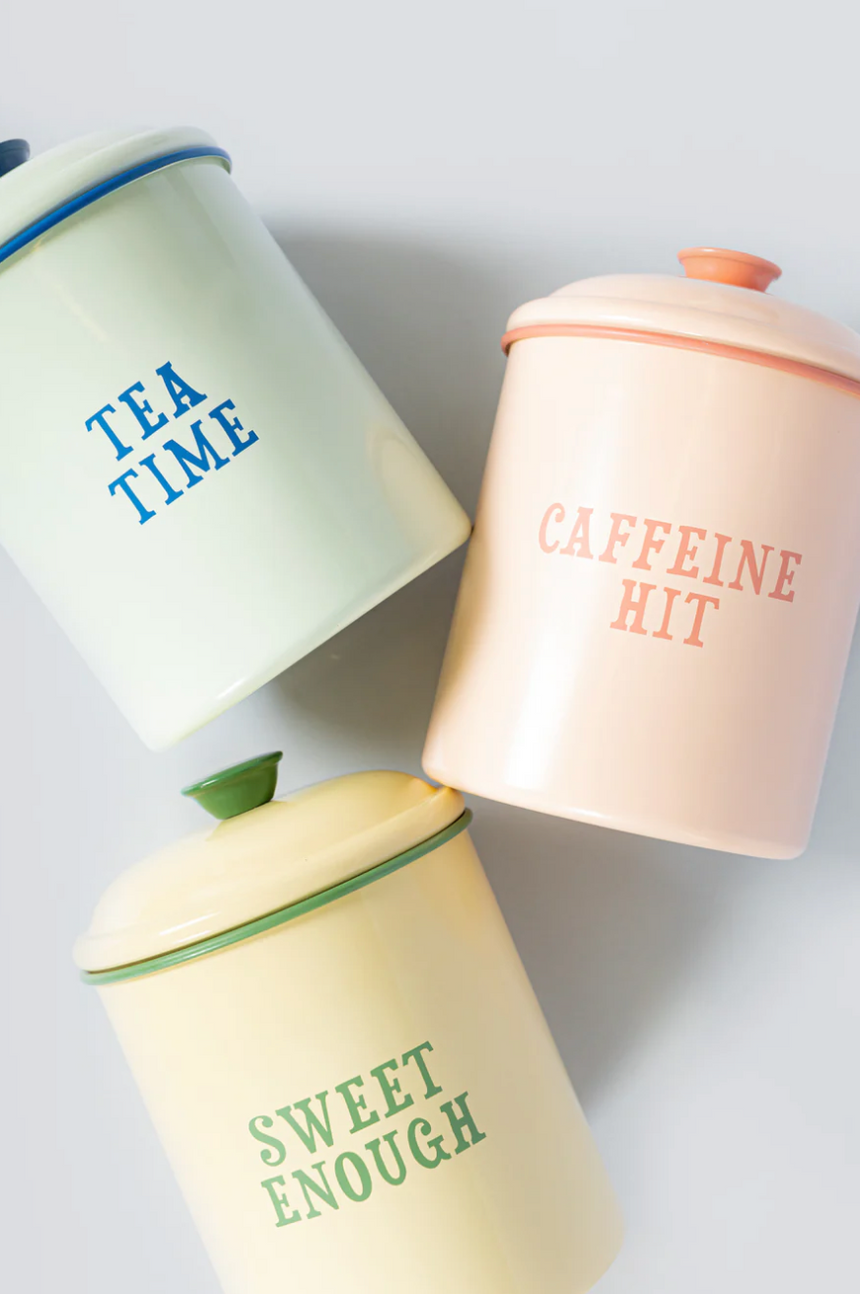 Yvonne Ellen Enamel Coffee Storage Canister