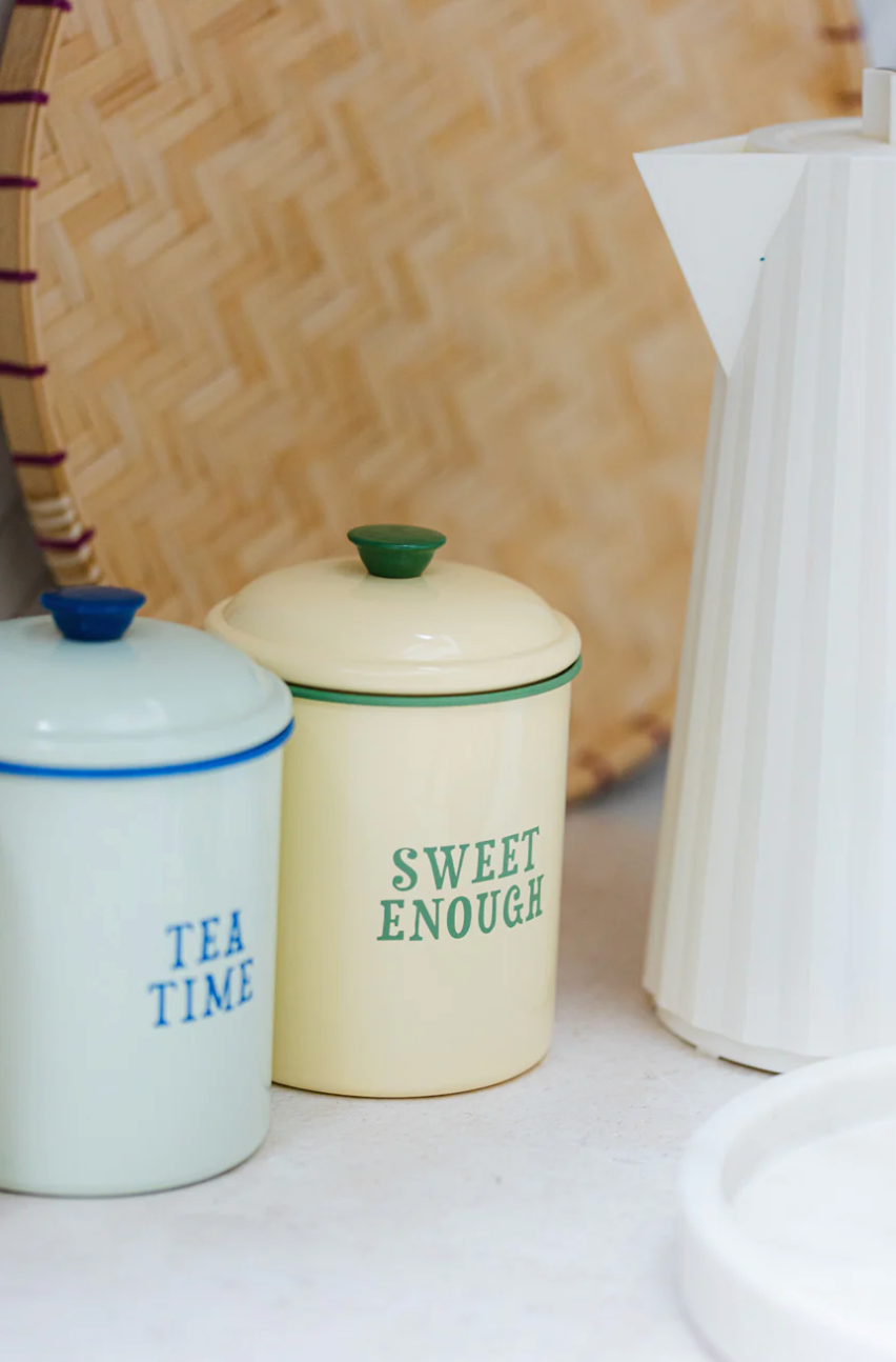 Yvonne Ellen Enamel Tea Storage Canister