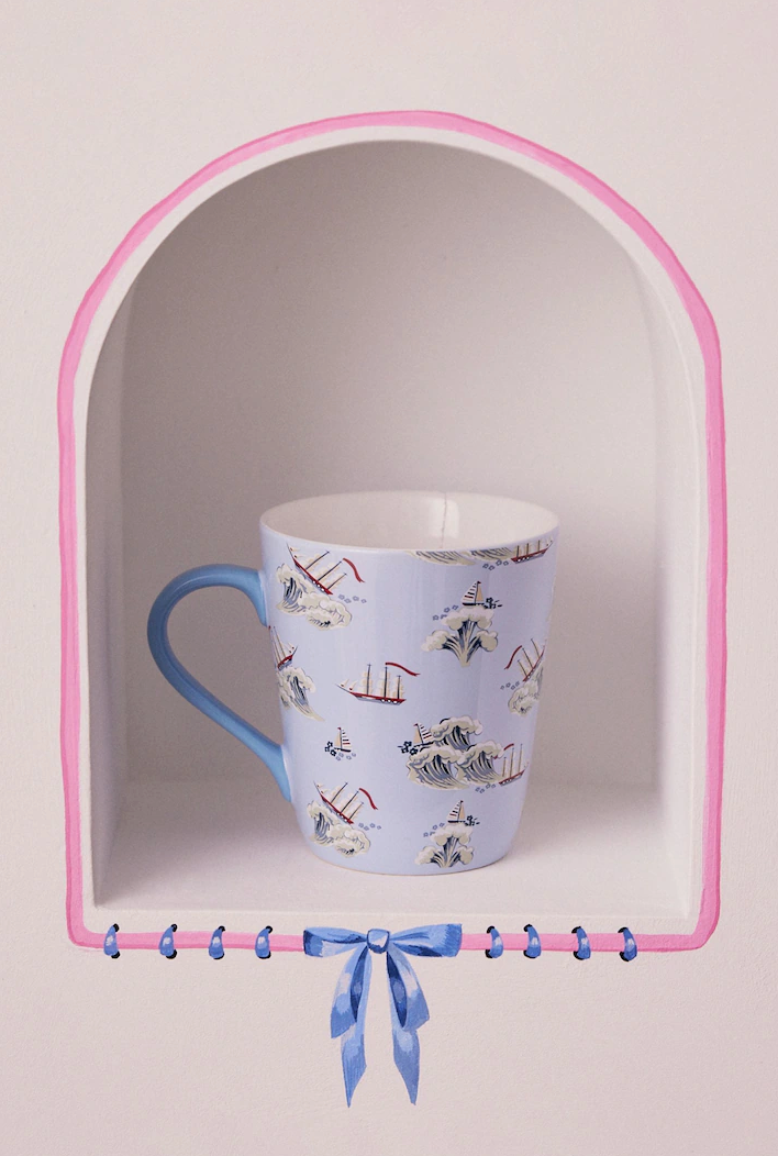 Cath Kidston Stanley Mug, Boats