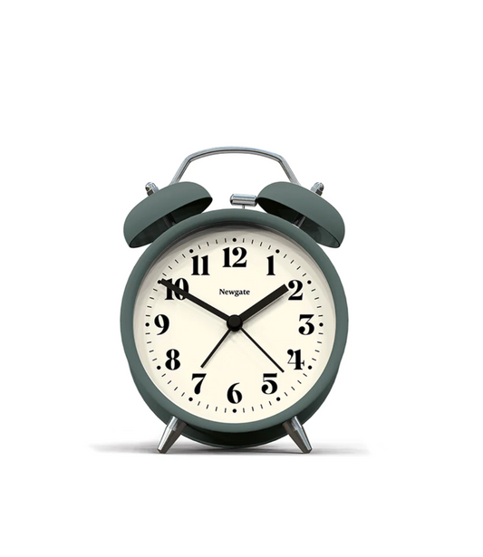 New Gate Theatre Alarm Clock, Asparagus Green